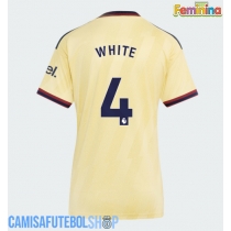 Camisa de time de futebol Arsenal Ben White #4 Replicas 3º Equipamento Feminina 2026-27 Manga Curta